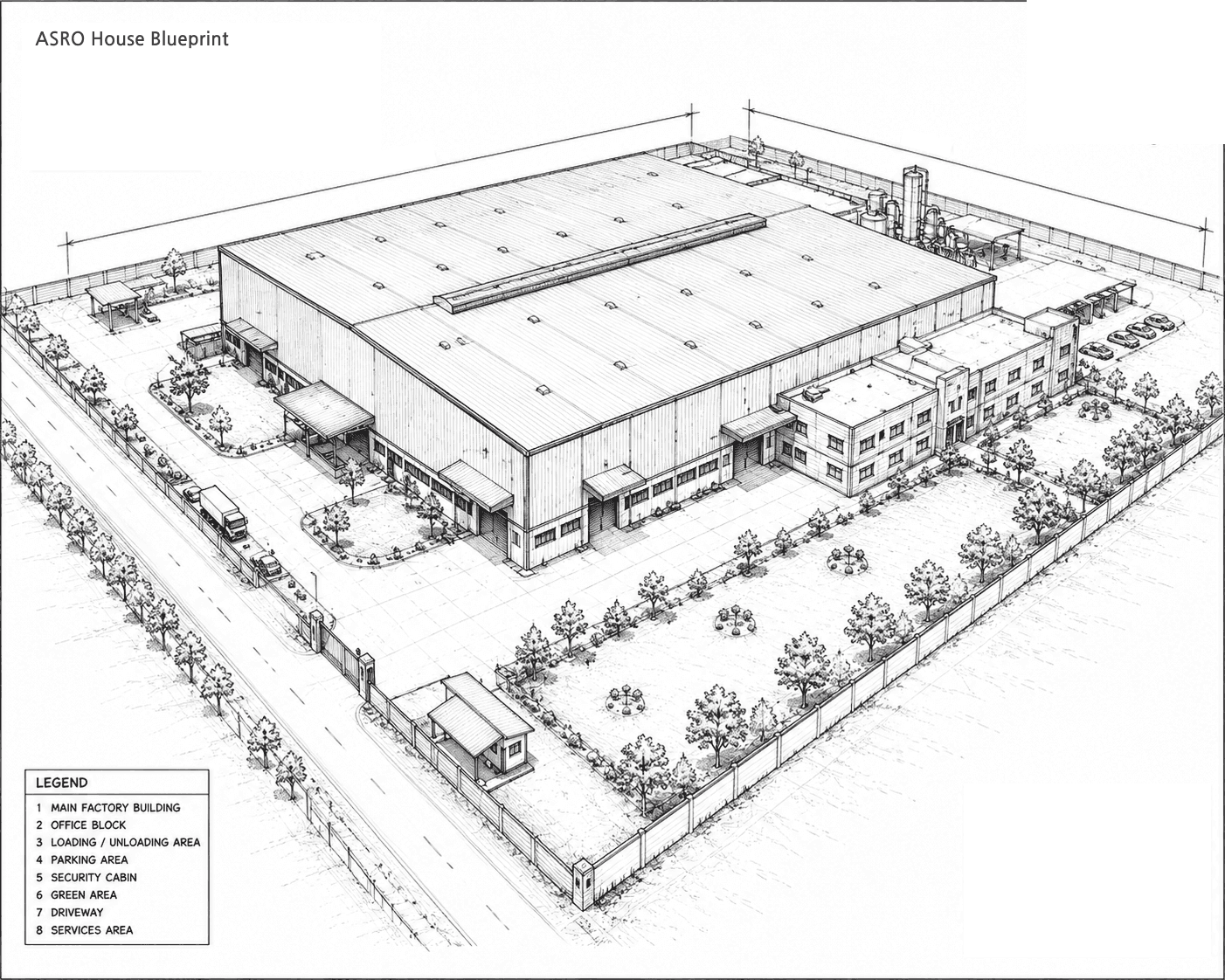 Blueprint of ASRO’s new Kolhapur plant — highest capacity, in the center of the industrial hub